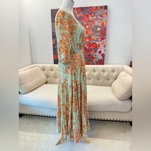 Abel The Label floral maxi dress size M - Picture 4 of 8